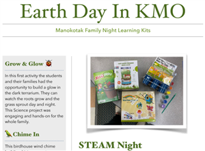screenshot of newsletter